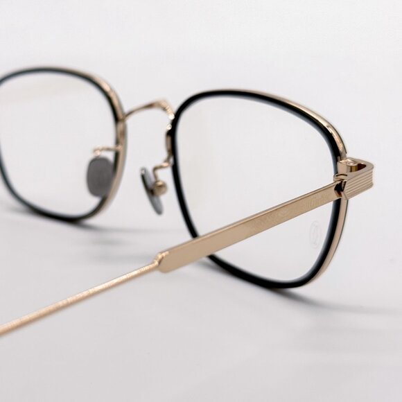 NEW CARTIER CT0260O 005 UNISEX GOLD/BLACK CARTIER EYEGLASSES - Picture 5 of 10